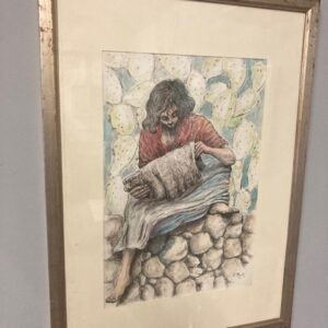 Alternative view of Disegno a China artista Pippo Madè Palermo .1973 Arte moderna contemporanea . Mis 75 x 55