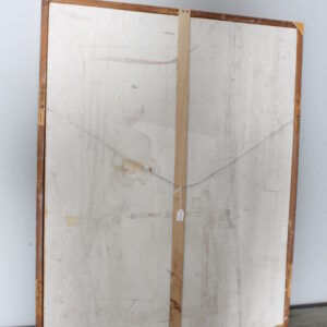 Alternative view of Antico grande dipinto Liberty art nouveau 1930 “ Contadina e Putti “  dipinto a pastello cm 86 x 69 in cornice coeva .