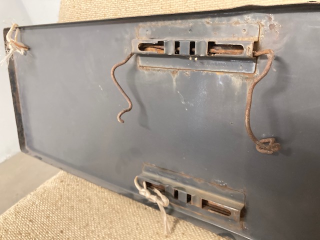 Insegna Vintage poste in metallo anni 70/80 ottimo stato . Mis 81 x 25 - immagine 9