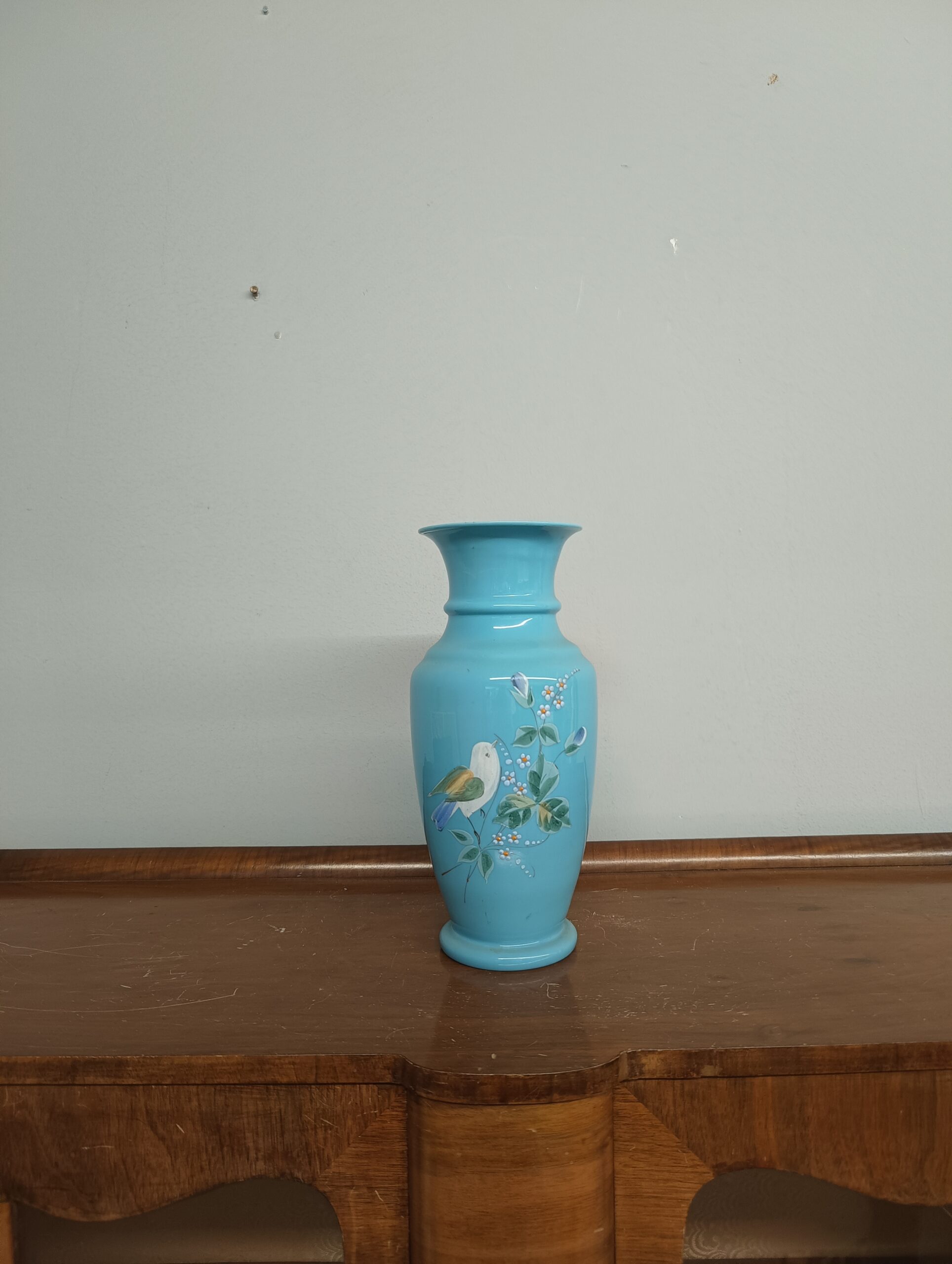 Antico vaso francese liberty 1939, mis h 29cm, l 13, p 13. - immagine 5