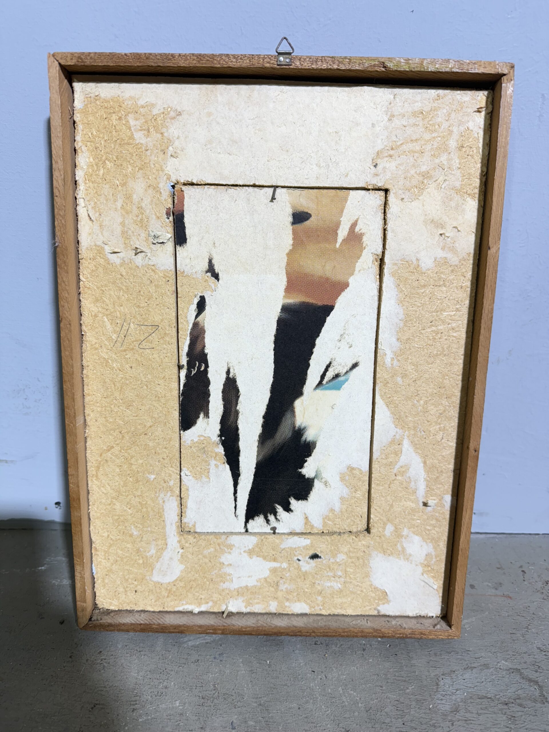 Dipinto scorcio di città , olio su tavola, mis 38x26 cm - immagine 3