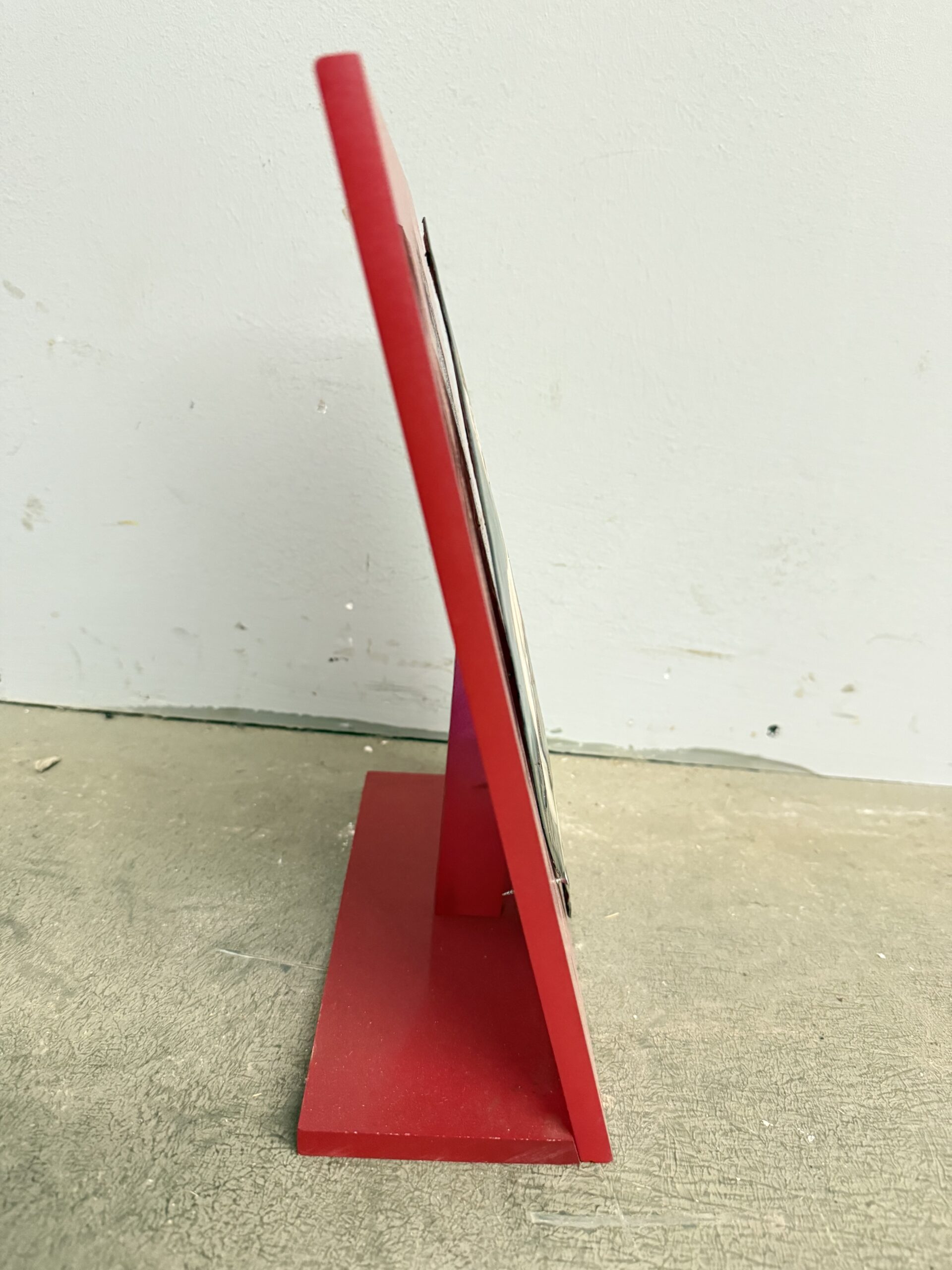 Antica placca metà '800 dipinta smalto Limoges raffigurante Cristo 28x15cm - immagine 3