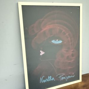 Quadro anni '60 Novella Parigini, arte moderna, 73x53 cm
