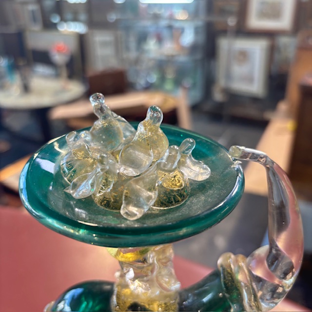 Figura di popolana in vetro Murano anni 40. Scultura fornace Salviati . H 34 strepitosa - immagine 4