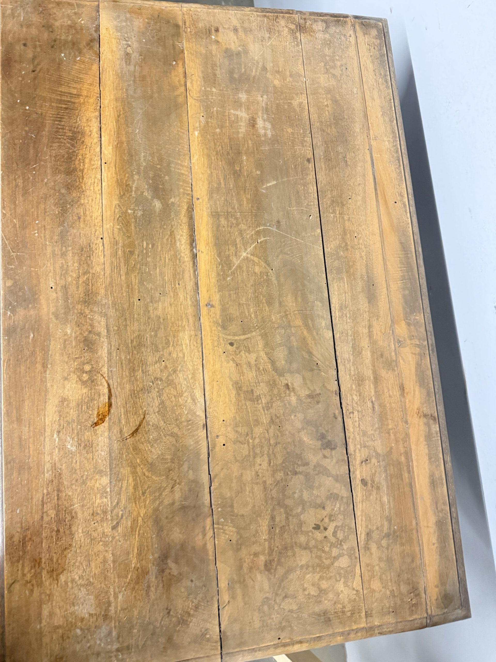 Antico tavolinetto scrittoio '800, in noce massello, 75x80x50 cm - immagine 3