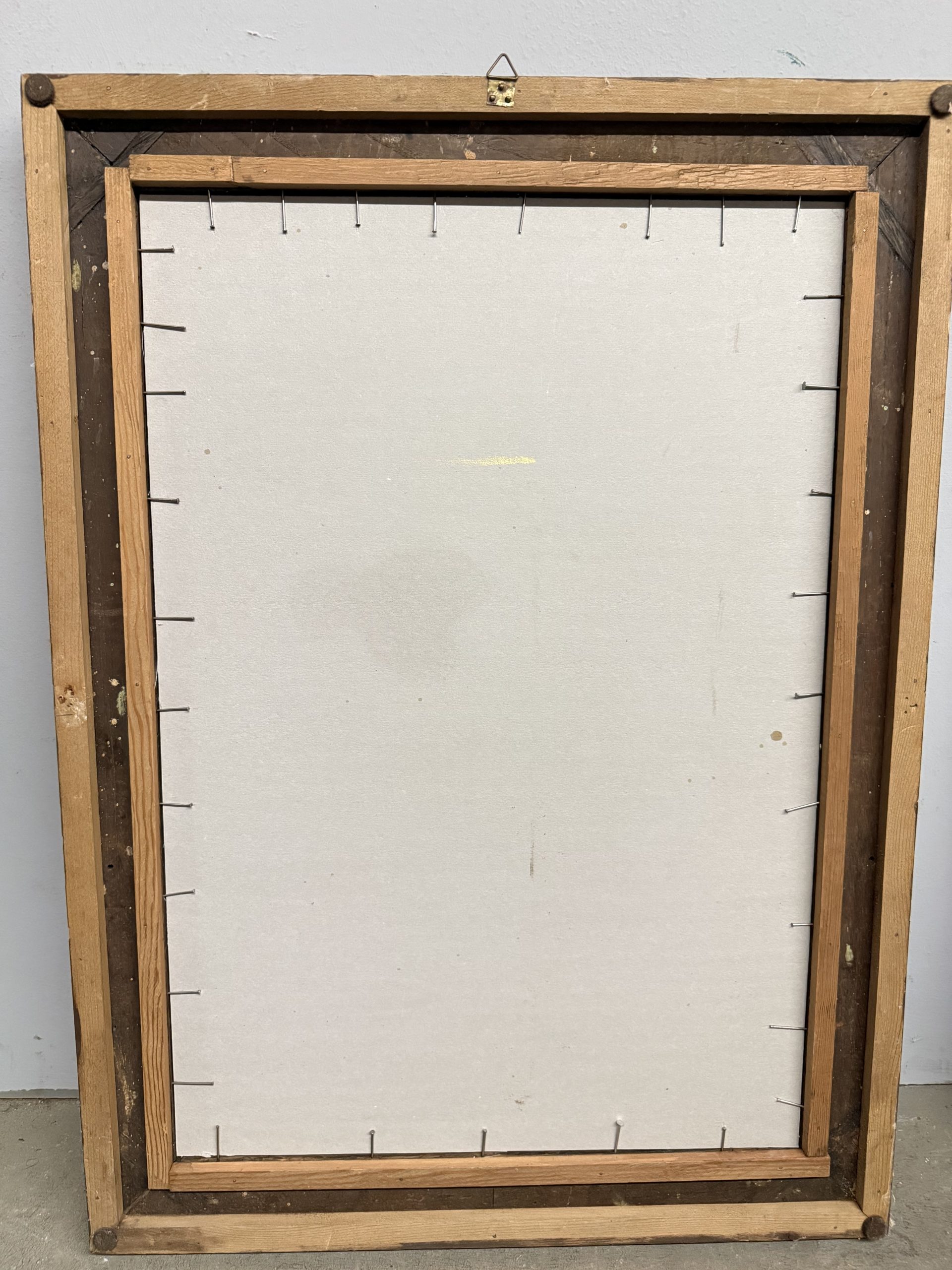 Antico dipinto ad acquarello fori romani. Roma XIX sec., 64x44 cm - immagine 2