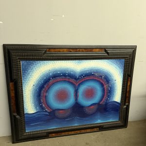 Dipinto ad acquerello arte moderna XXsec, 99x70cm