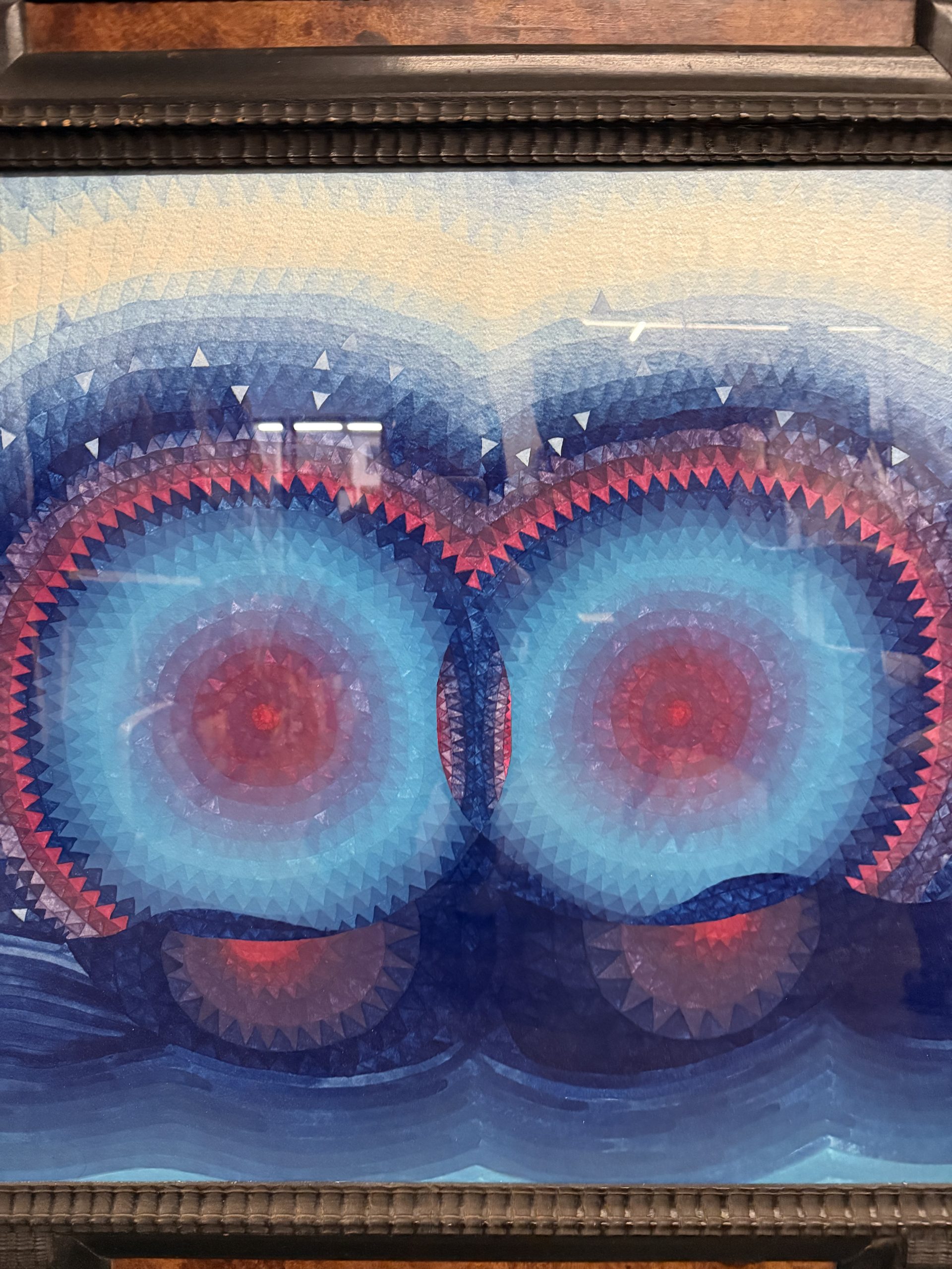 Dipinto ad acquerello arte moderna XXsec, 99x70cm - immagine 4