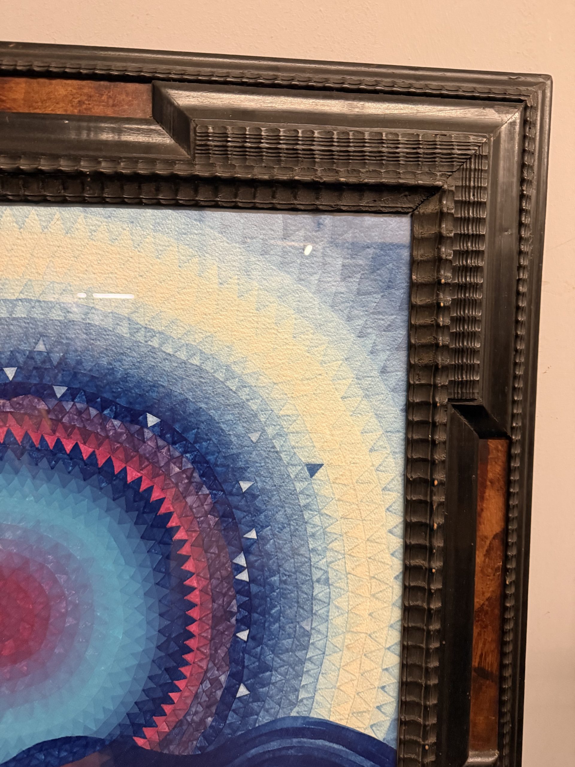Dipinto ad acquerello arte moderna XXsec, 99x70cm - immagine 9
