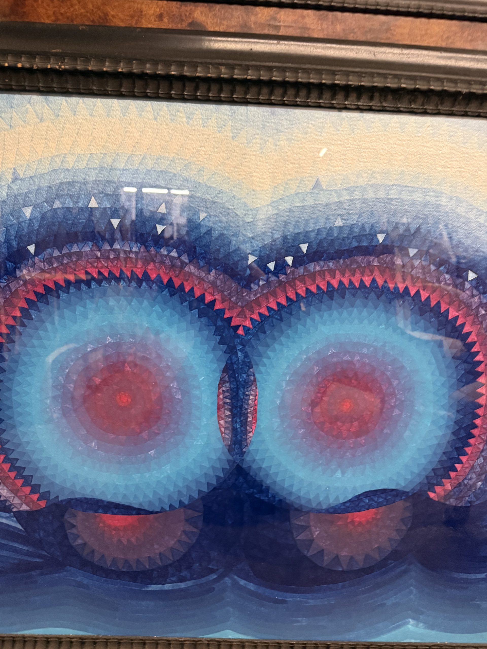 Dipinto ad acquerello arte moderna XXsec, 99x70cm - immagine 10