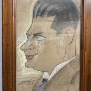 Caricatura di Giuseppe Zanino, Personaggio, 1934, 56x41cm