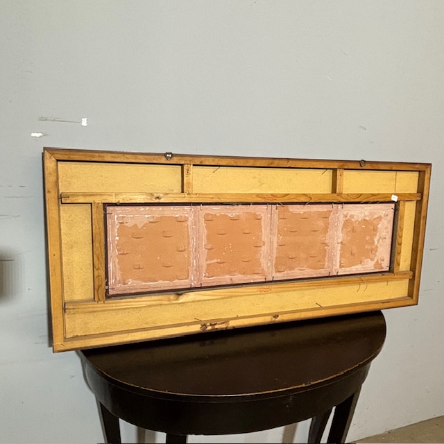 Antico Pannello decorativo maiolica cavalieri Franceschini Pesaro ZG 1950 mis :103x43cm - immagine 9
