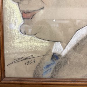 Alternative view of Caricatura di Giuseppe Zanino, Personaggio, 1934, 56x41cm