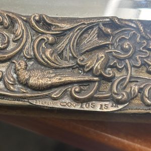 Alternative view of Antica grande cornice, '900 in argento 925, marchiata STERLING 105, 42x28