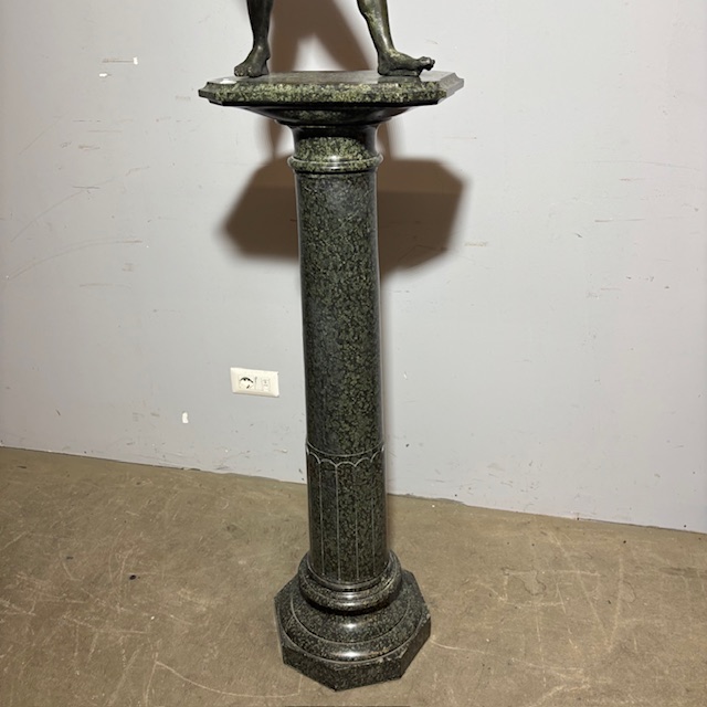 Splendida antica scultura raffigurante Satiro epoca XIX secolo in bronzo - immagine 2