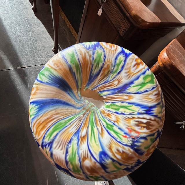 Antico splendido vaso Veneziano Murano Fratelli Toso a Murrine 1920. H 21 - immagine 5