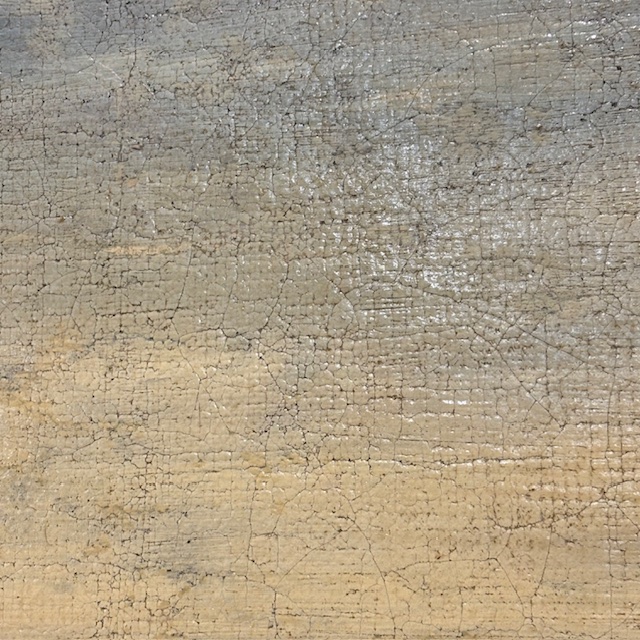 Antico bellissimo dipinto Paesaggio e rovine con personaggi ,metà XVIII sec . mis 116 x 95 - immagine 5