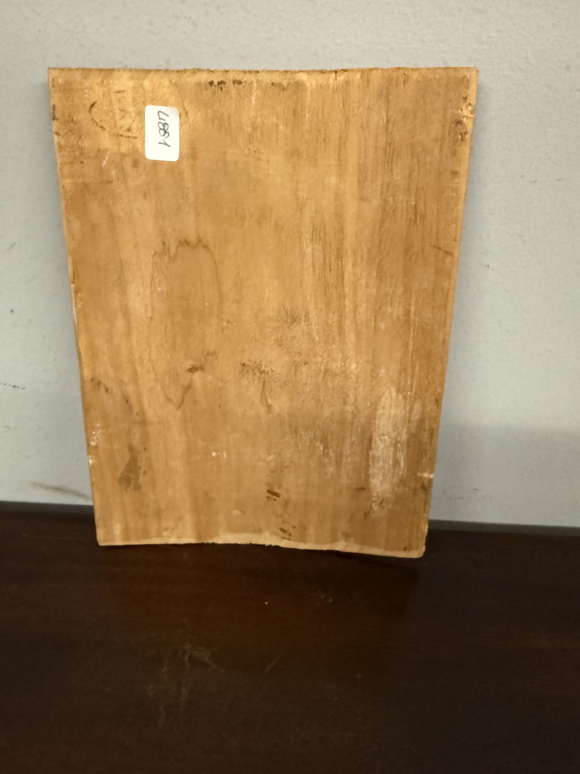 Antico dipinto con liutaio XIX sec, Cialdisi, 24x18cm - immagine 10