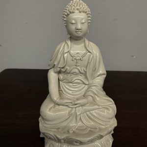 Antica porcellana Cina di Budda, XIX sec, 20x10x8cm