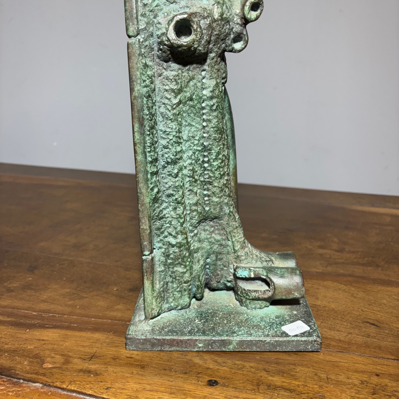 Scultura in bronzo totem Horst BoHm (Kronach. Germania ) Modern art surrealism 1983 4/9 . h cm 40 . Base cm 16 x cm 16 - immagine 15