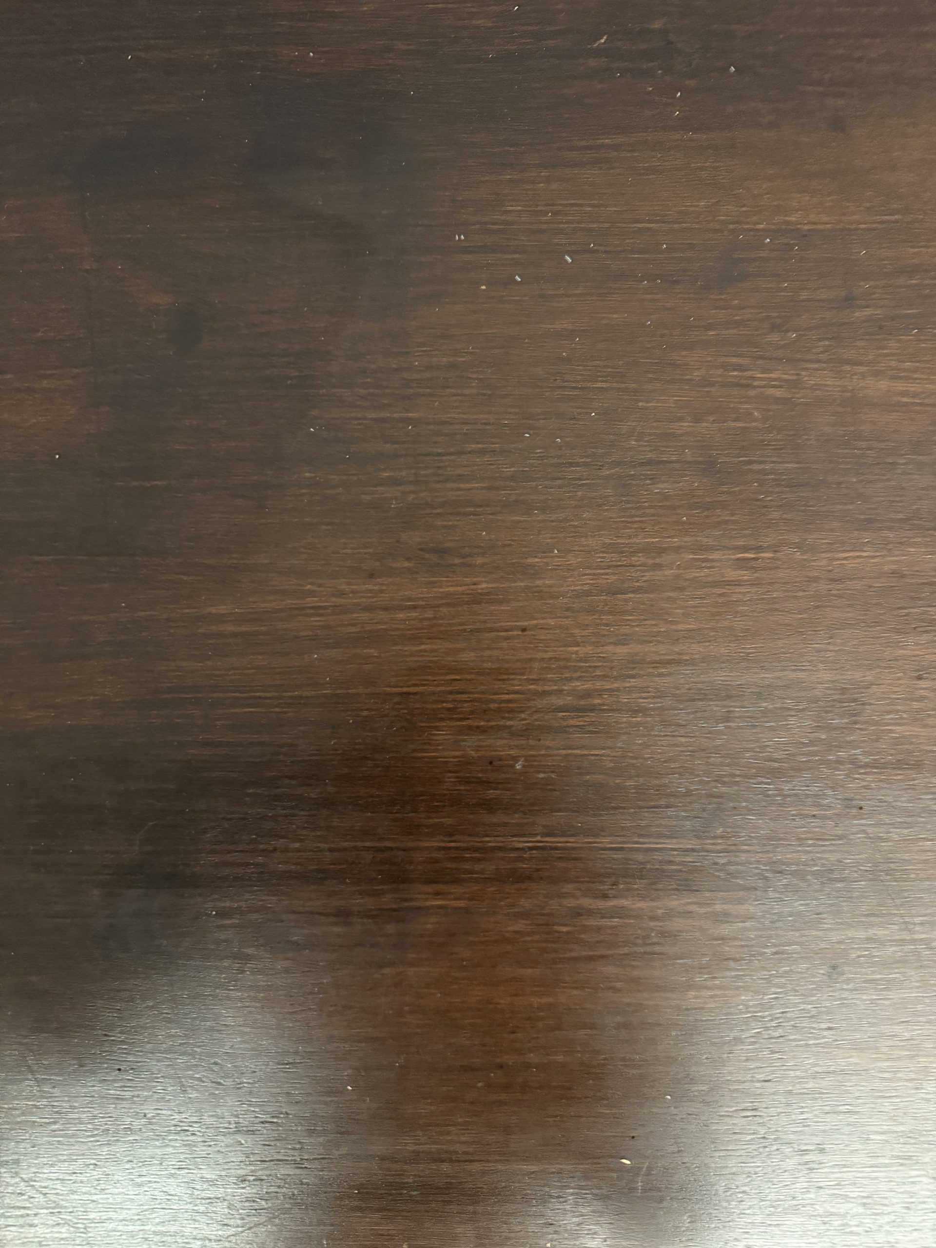Antico tavolinetto in noce, primi '900 da appoggio 63x49x49cm - immagine 7