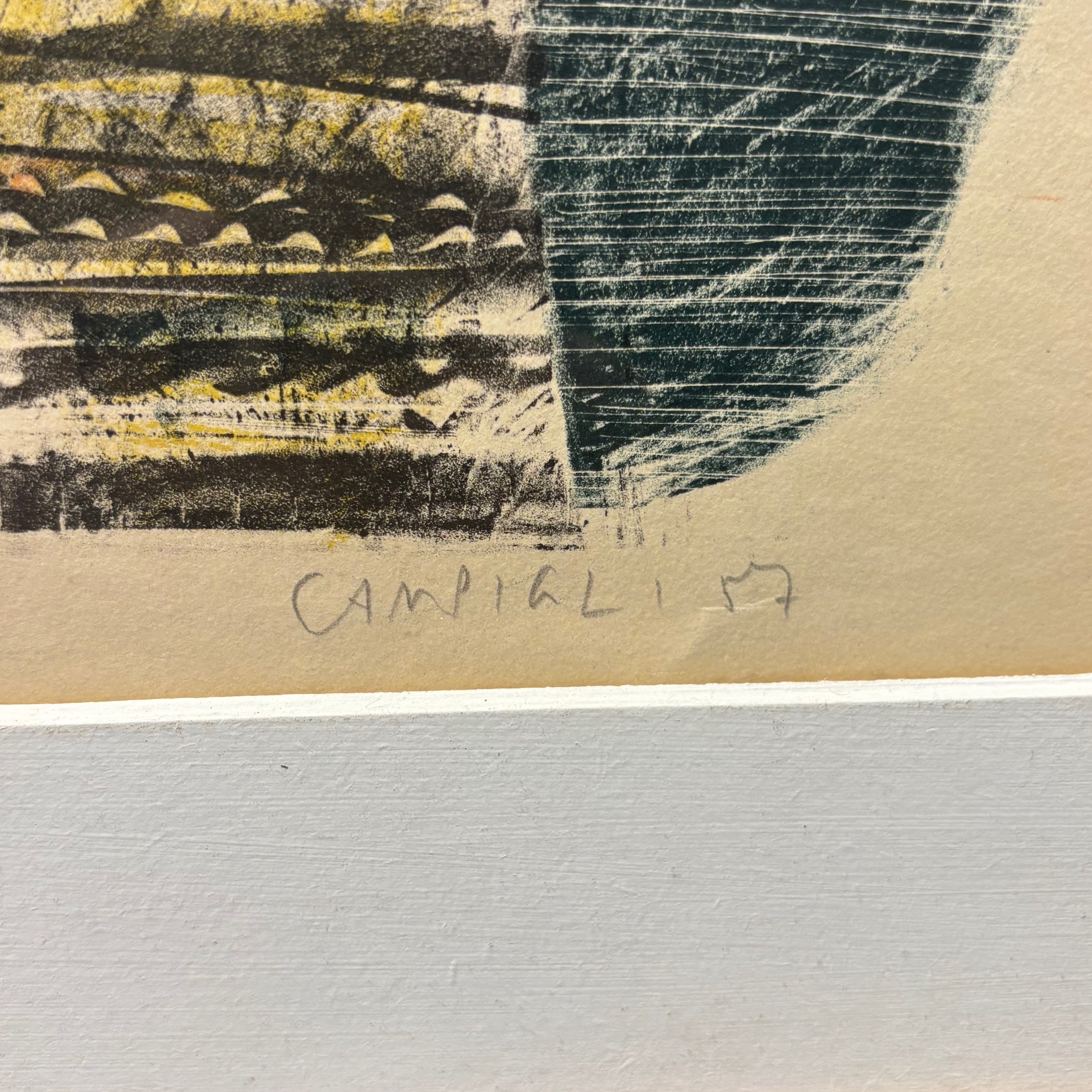 Opera di Massimo Campigli dell’ anno 1957. Litografia a colori 48 x 35,50 - immagine 9