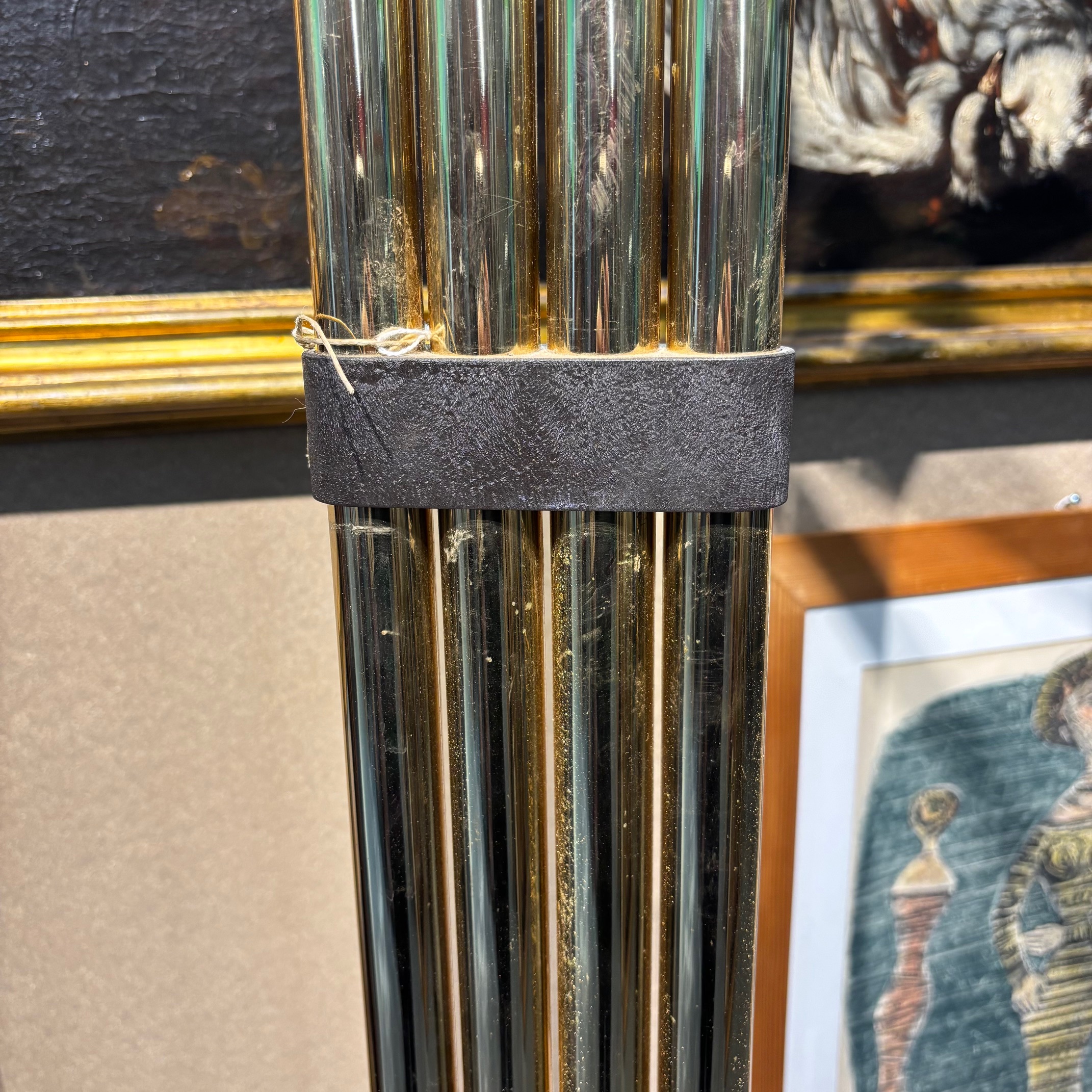 Lampada da terra Reggiani anni 70 quattro bracci regolabili . Mis altezza cm 205 Larghezza cm 50 - immagine 10