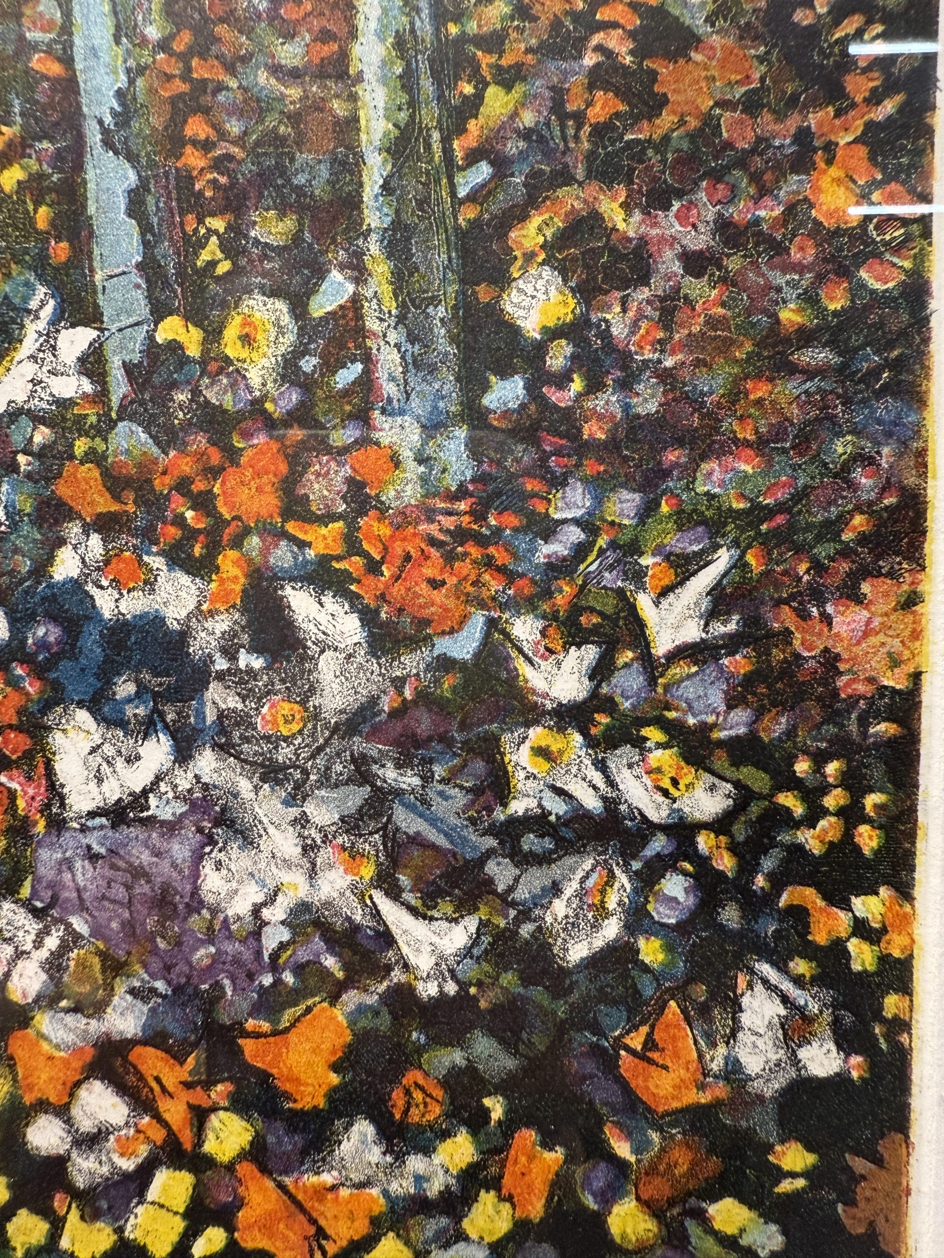 Acquaforte a colori Michele Cascella "Veduta di porto" 65x44cm - immagine 10