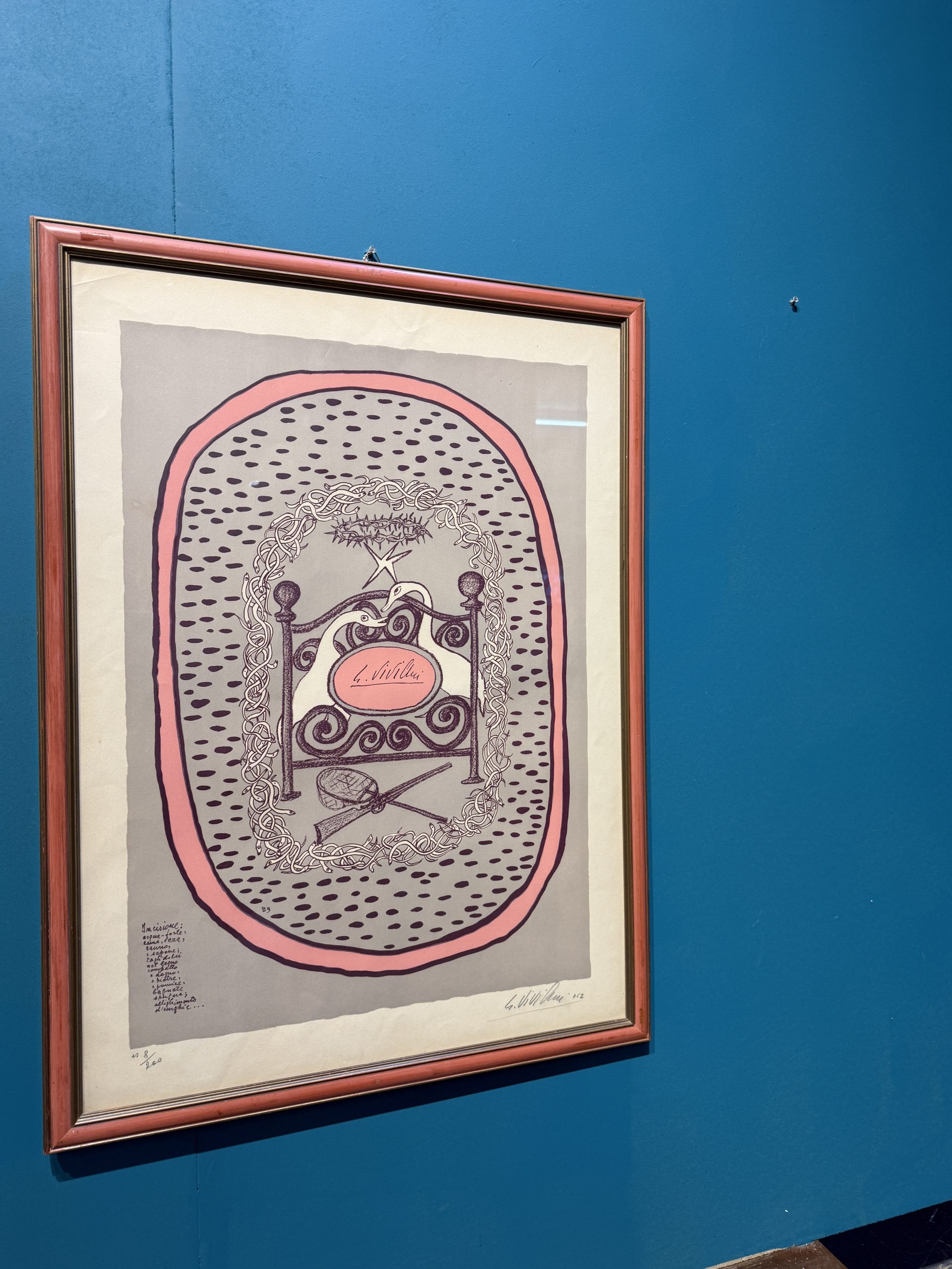 Litografia a colori Giuseppe Viviani 8/200 Frontespizio 1962, 66x47cm - immagine 2