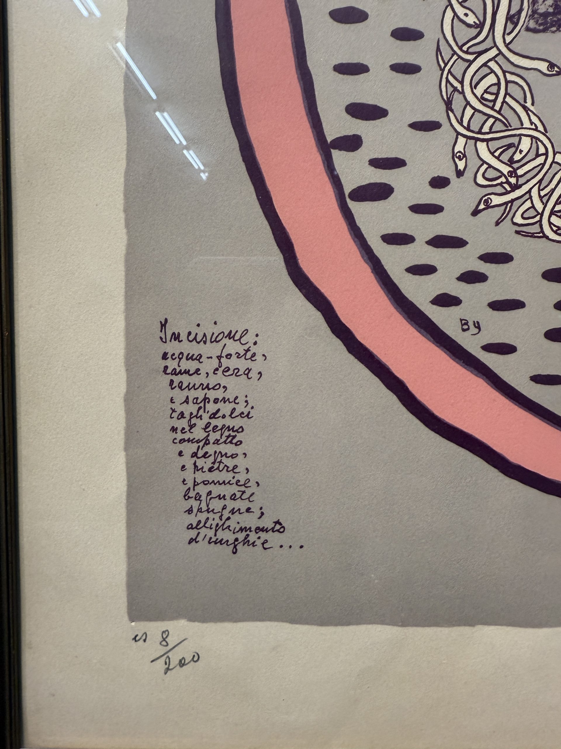 Litografia a colori Giuseppe Viviani 8/200 Frontespizio 1962, 66x47cm - immagine 6