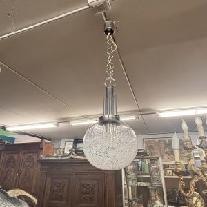 Lampadario chandelier Murano anni 70 Carlo Nason x Mazzega . h 95 diametro cm 27