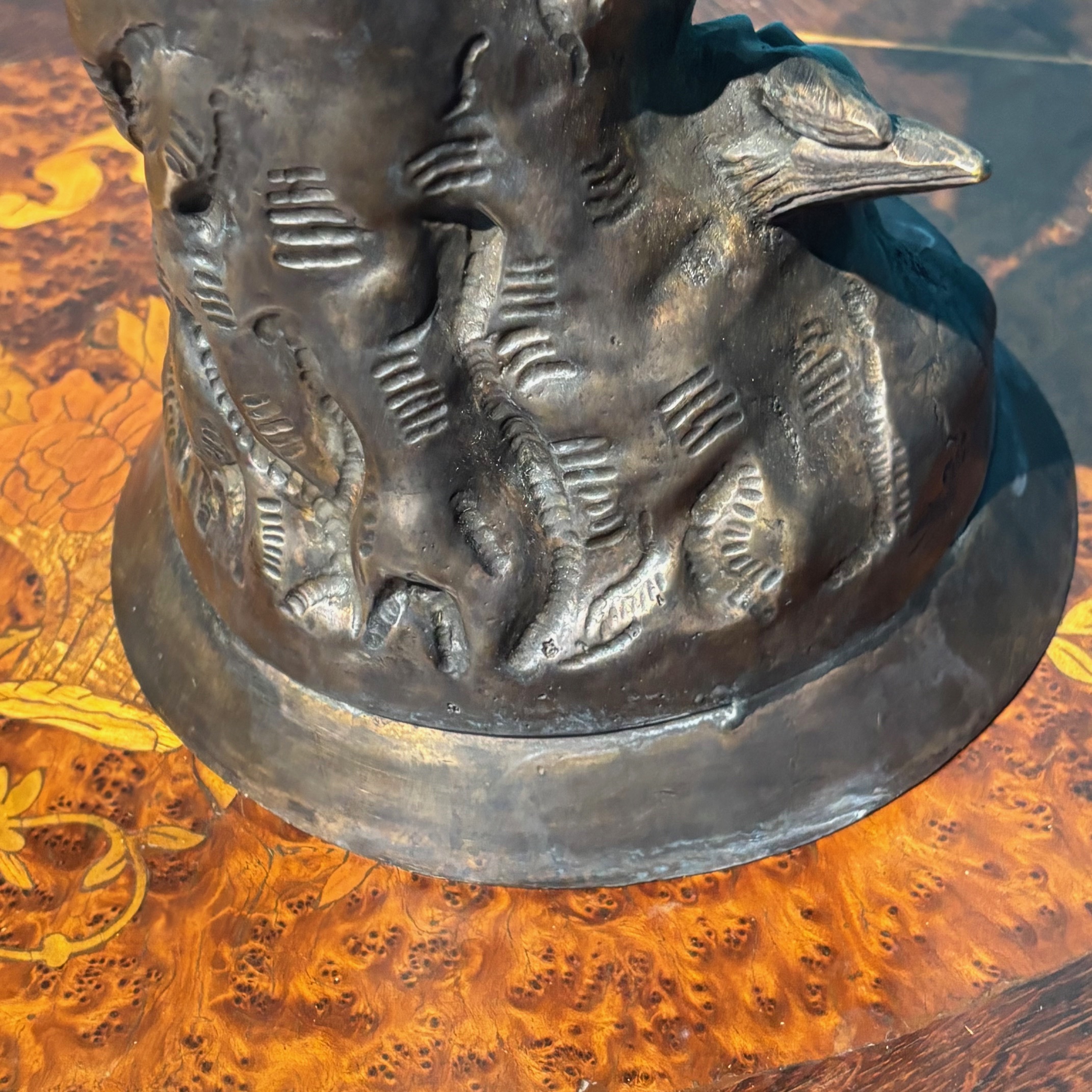 Antica scultura in Bronzo “ Apollo “ Moreau Francia XIX sec . Altezza cm 60 - immagine 17