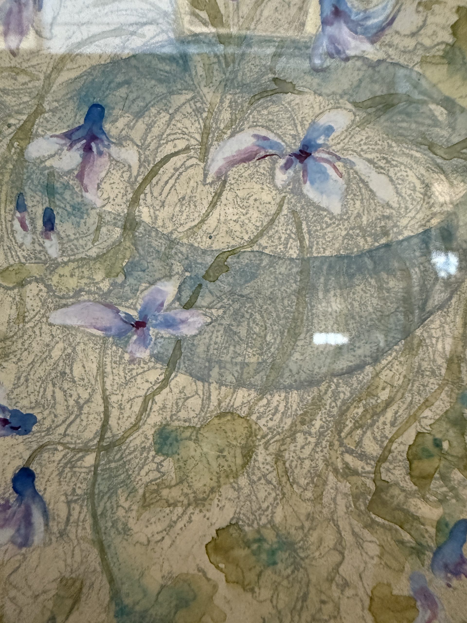 Acquaforte colorata a mano "Rosa Estadella Velly" N 86/100 16x22cm - immagine 5
