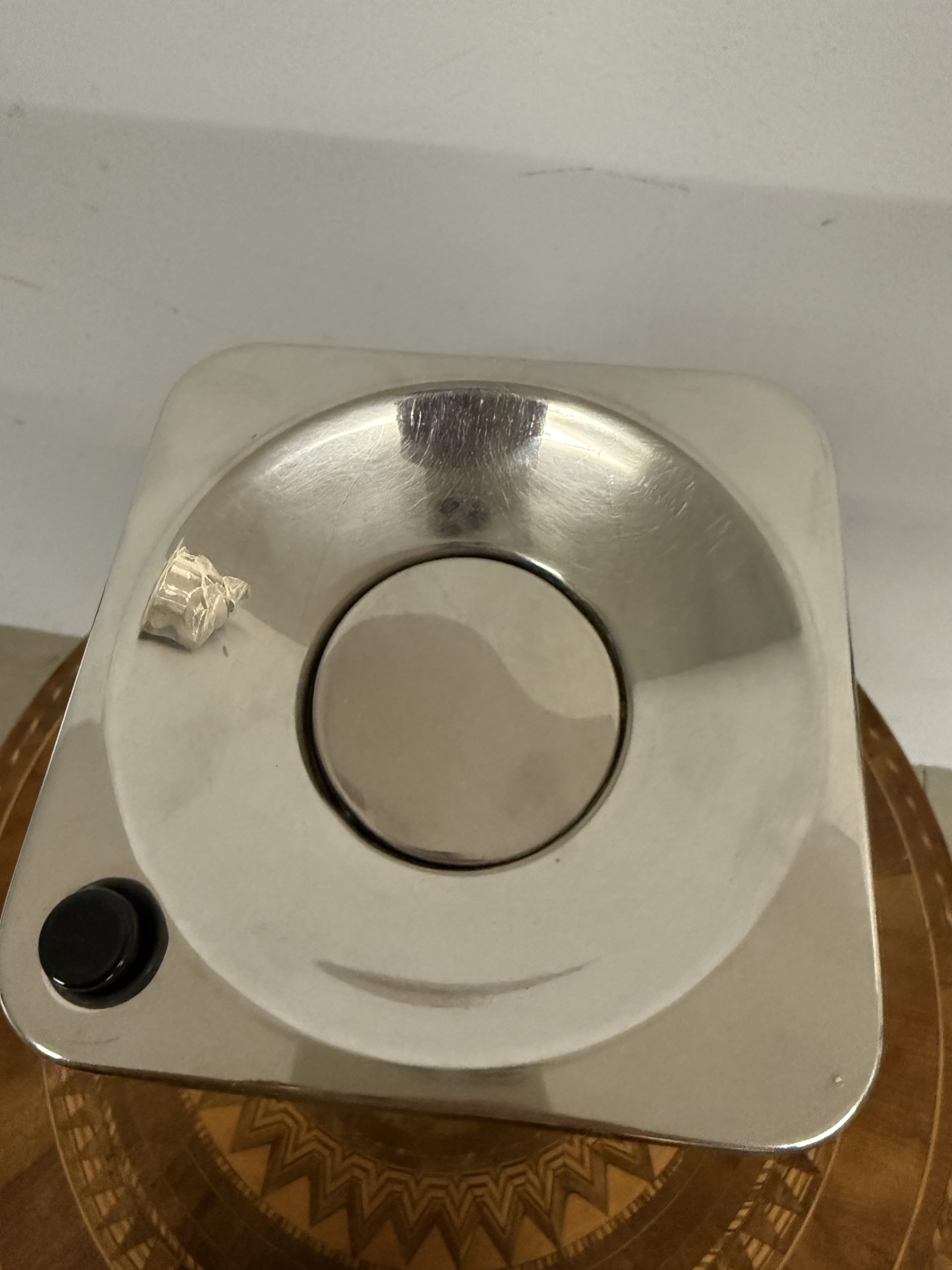 Posacenere da terra Design Gaetano Scolari per Valenti anni '70, 50x14cm - immagine 4