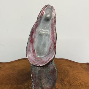Scultura in gesso anni'50 mid centuty, raffigurante la Vergine Maria, 49x20cm