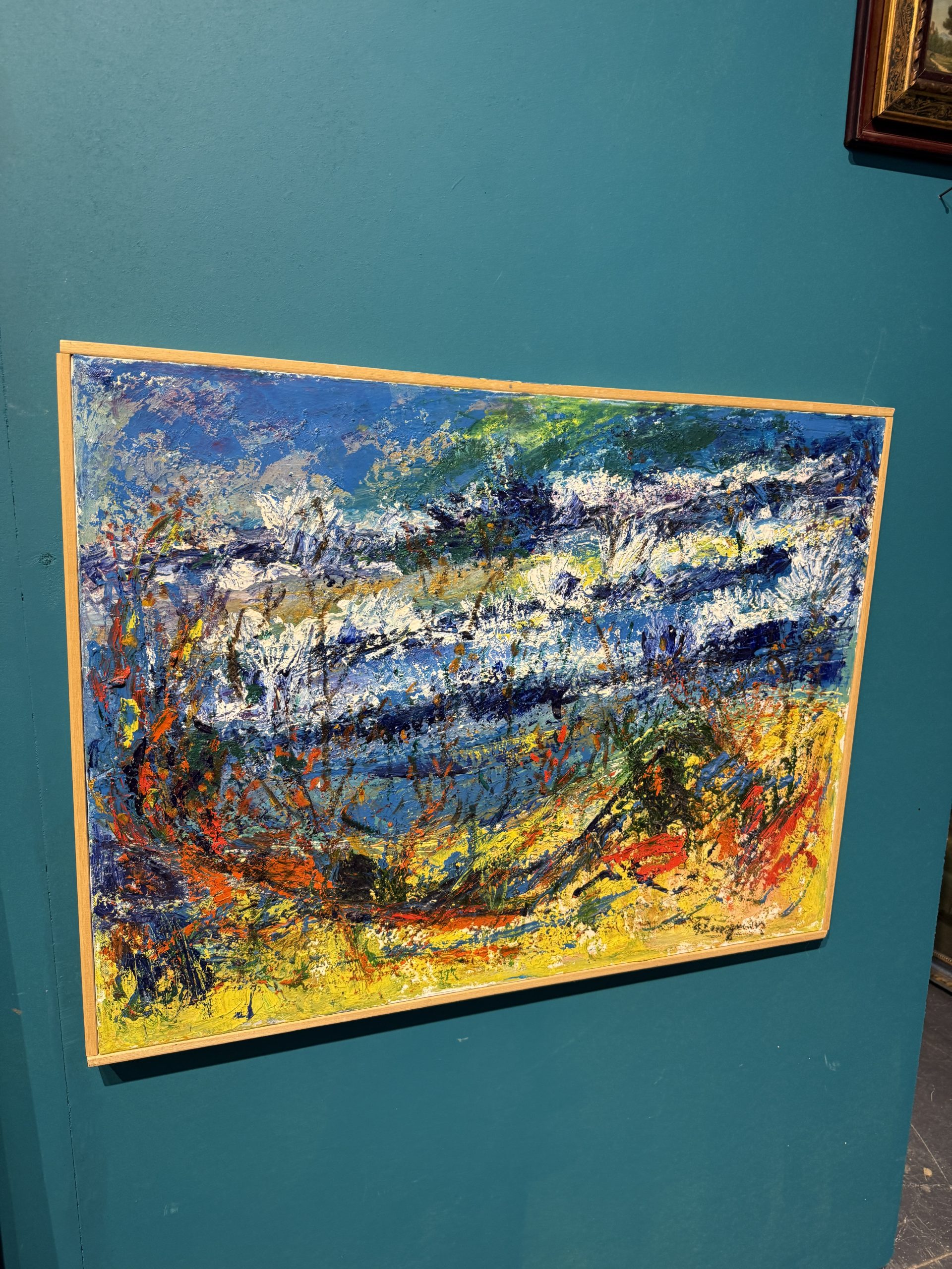 Dipinto arte moderna Gianfranco Zaccagnino, Roma 2017, olio su tela, 82x61cm - immagine 2