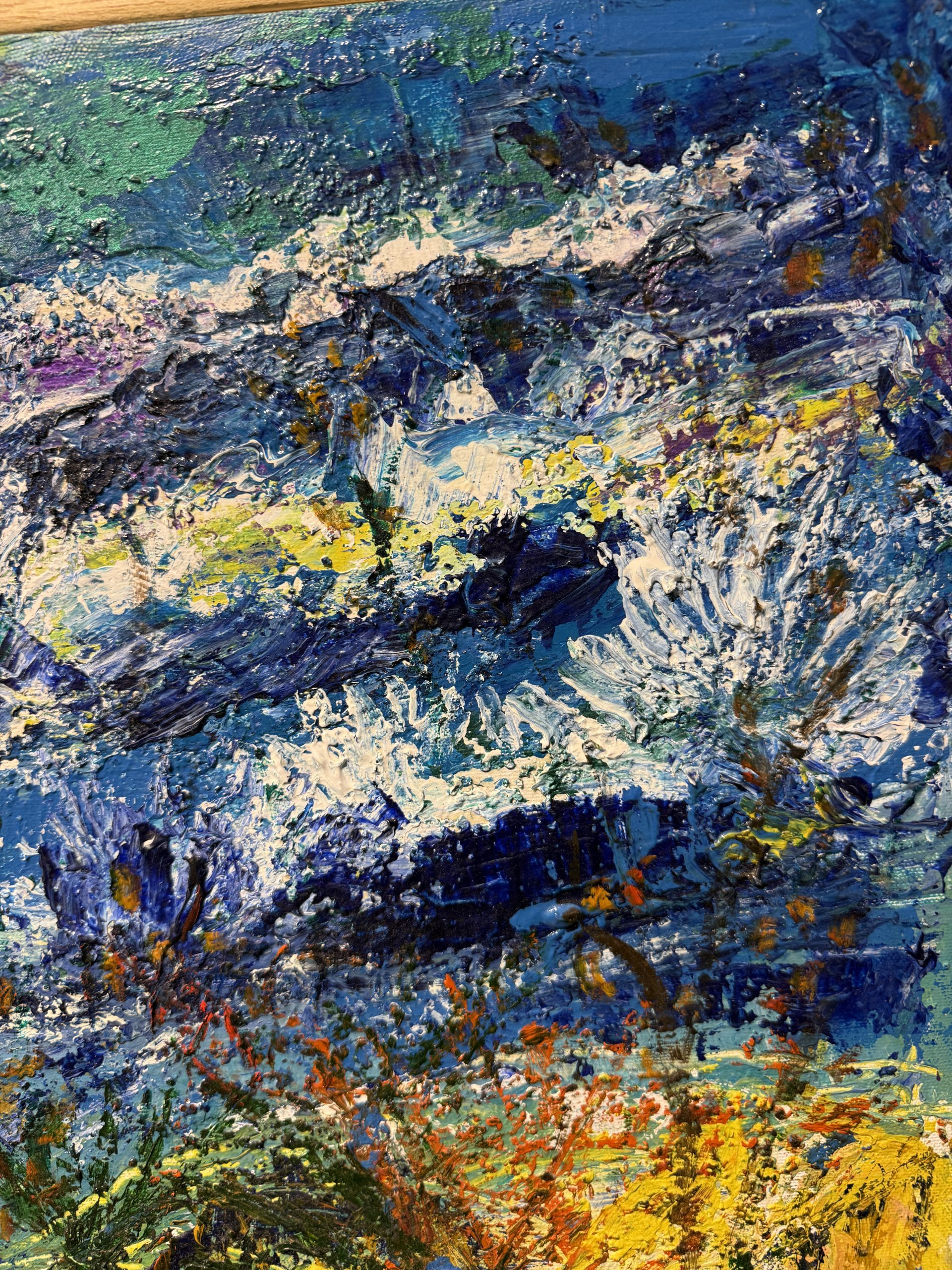 Dipinto arte moderna Gianfranco Zaccagnino, Roma 2017, olio su tela, 82x61cm - immagine 5