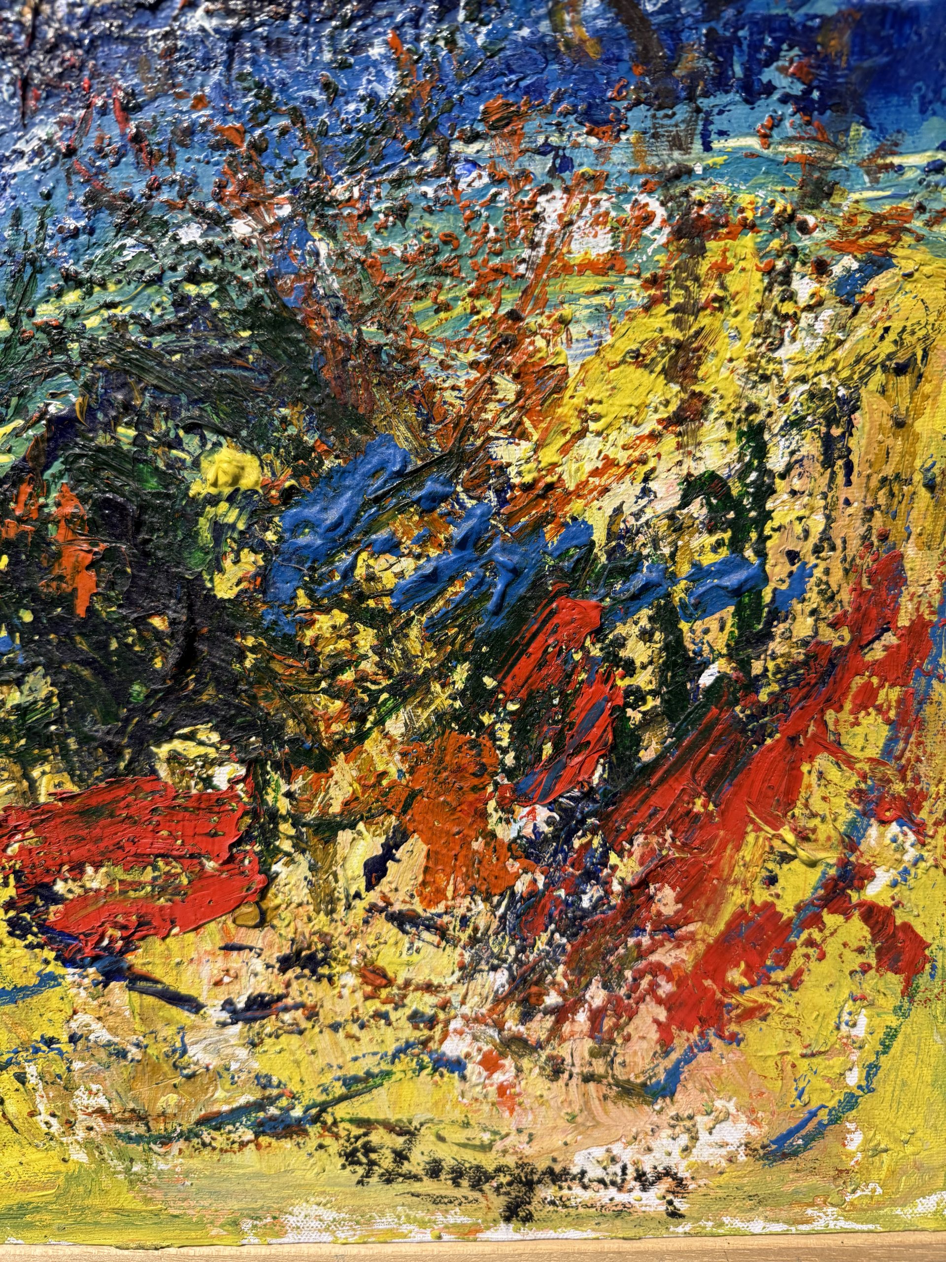 Dipinto arte moderna Gianfranco Zaccagnino, Roma 2017, olio su tela, 82x61cm - immagine 6