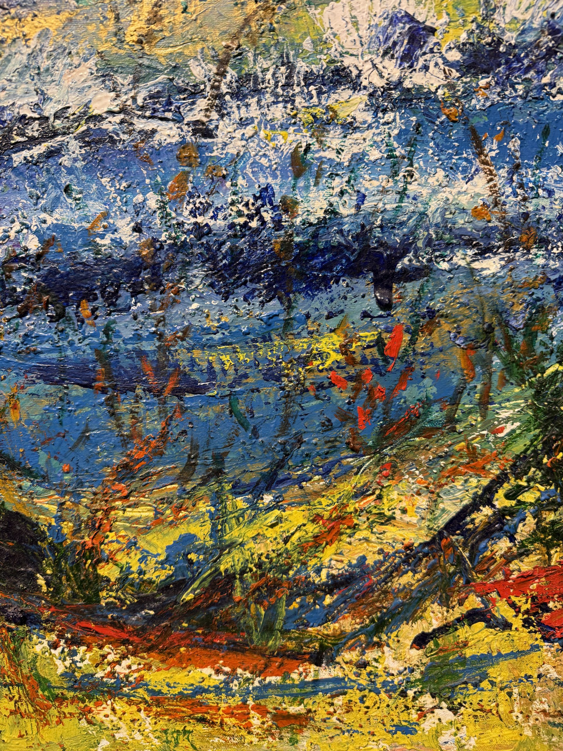 Dipinto arte moderna Gianfranco Zaccagnino, Roma 2017, olio su tela, 82x61cm - immagine 8