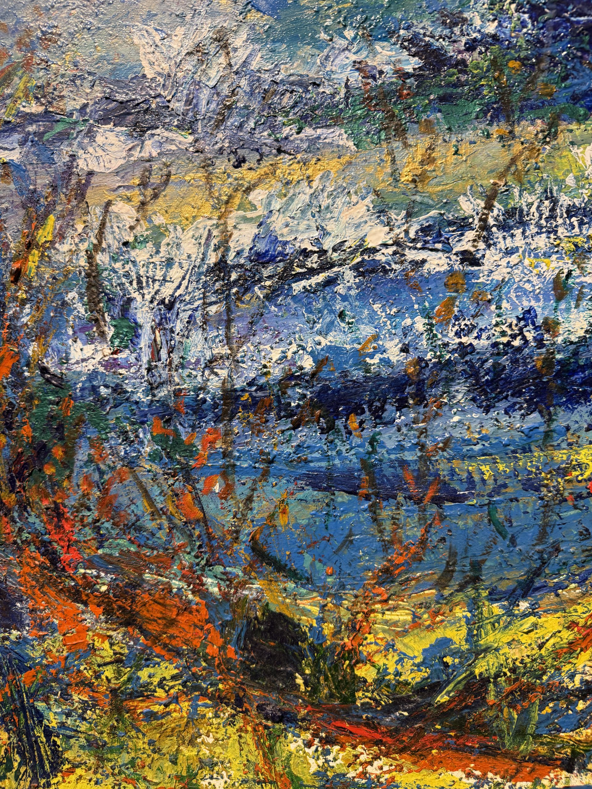 Dipinto arte moderna Gianfranco Zaccagnino, Roma 2017, olio su tela, 82x61cm - immagine 9