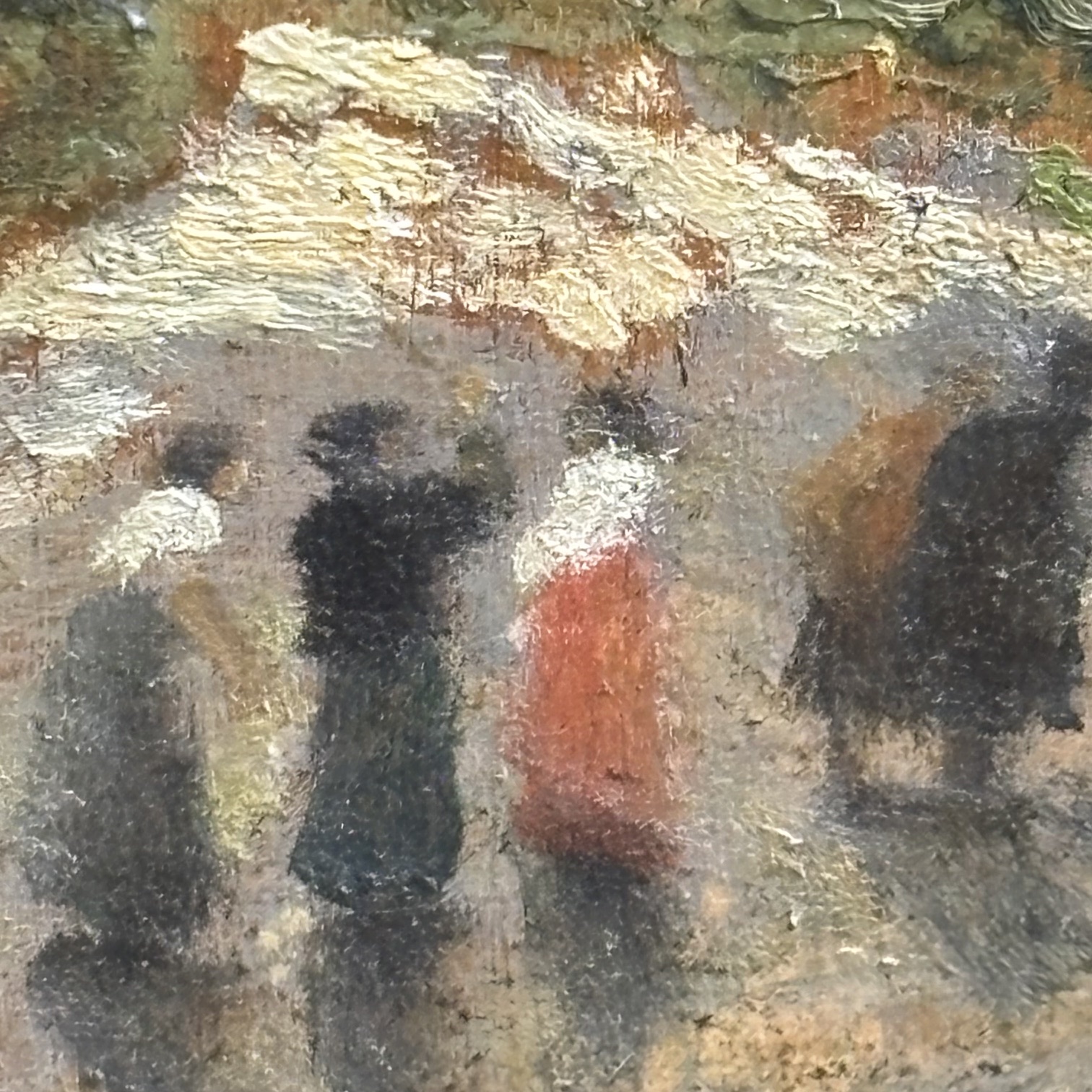 Filippo Carcano (Milano 1840 – 1914 )Paesaggio Montano Antico olio su tavola XIX sec . Cm 25,50 x 17,50 - immagine 12