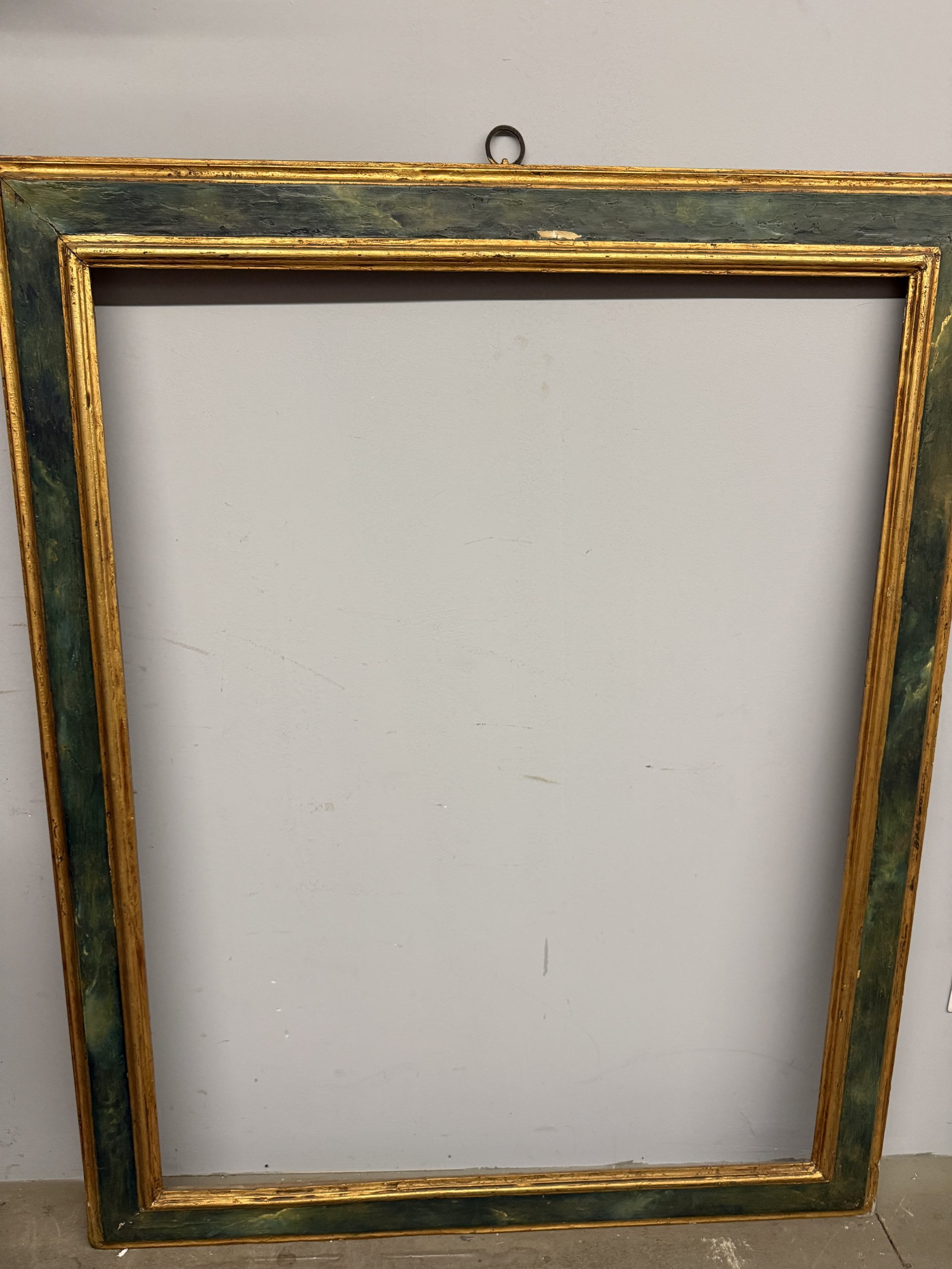 Antica cornice dipinta XVII sec, 151x121cm - immagine 2