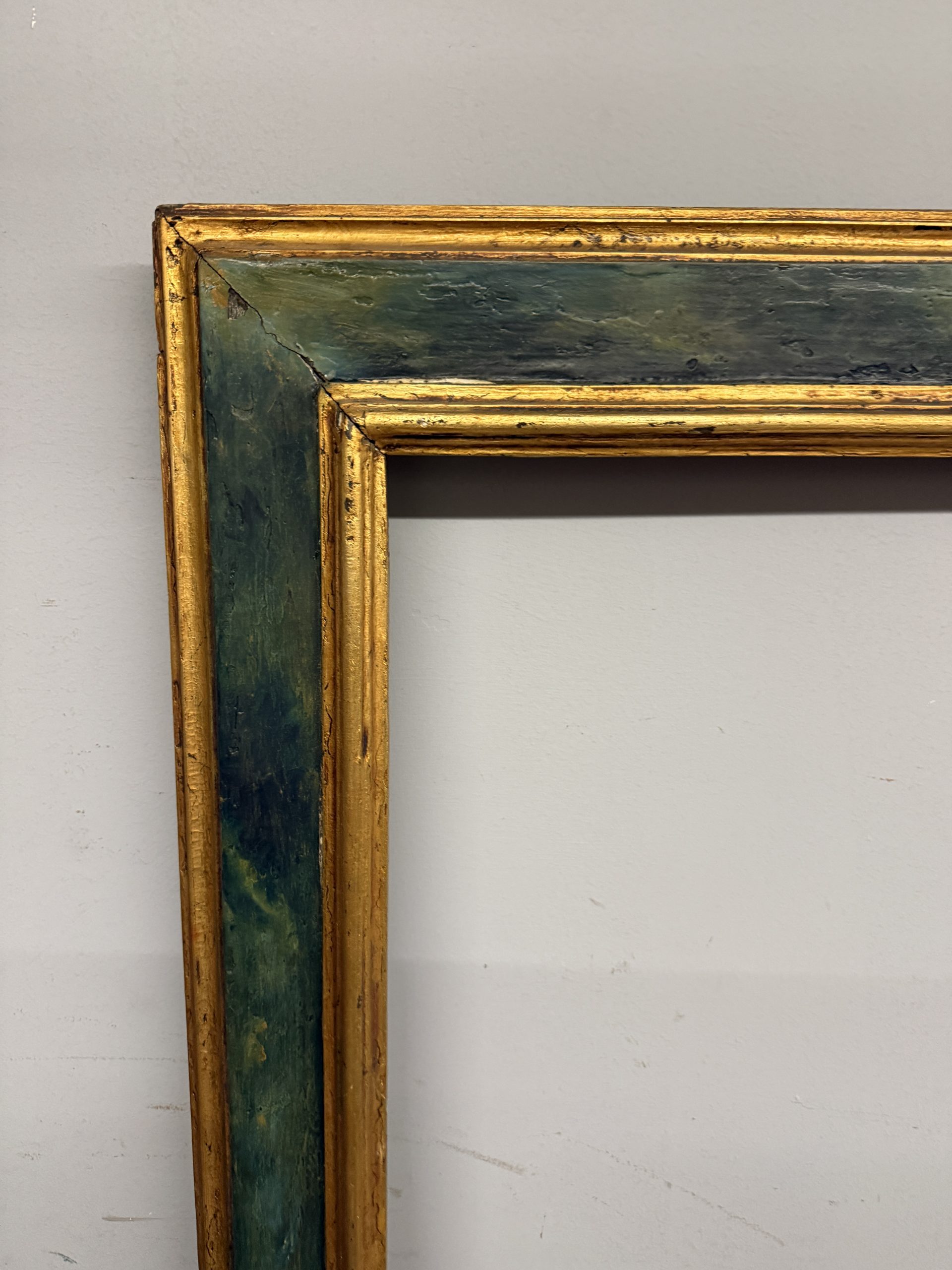 Antica cornice dipinta XVII sec, 151x121cm - immagine 3