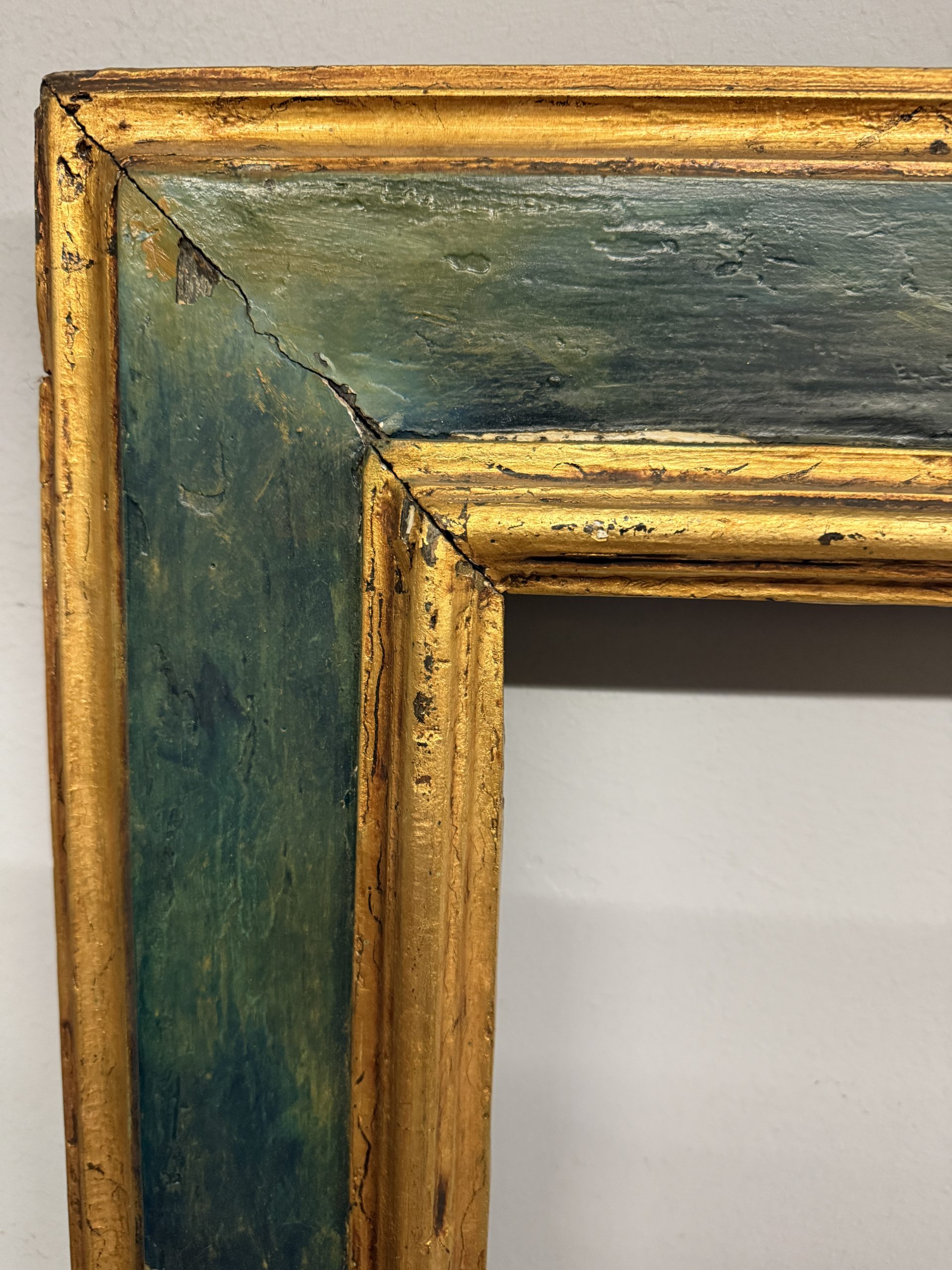 Antica cornice dipinta XVII sec, 151x121cm - immagine 4