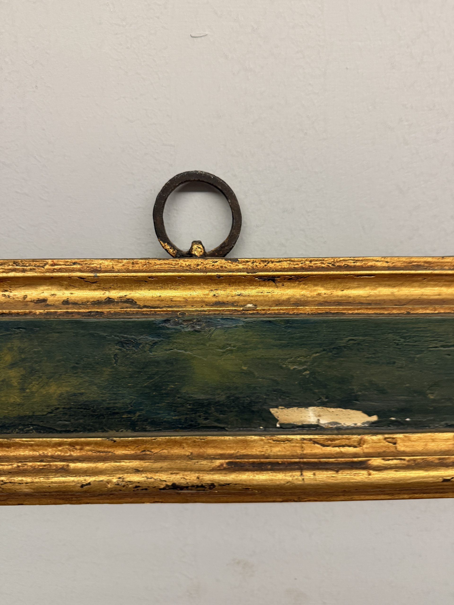 Antica cornice dipinta XVII sec, 151x121cm - immagine 6