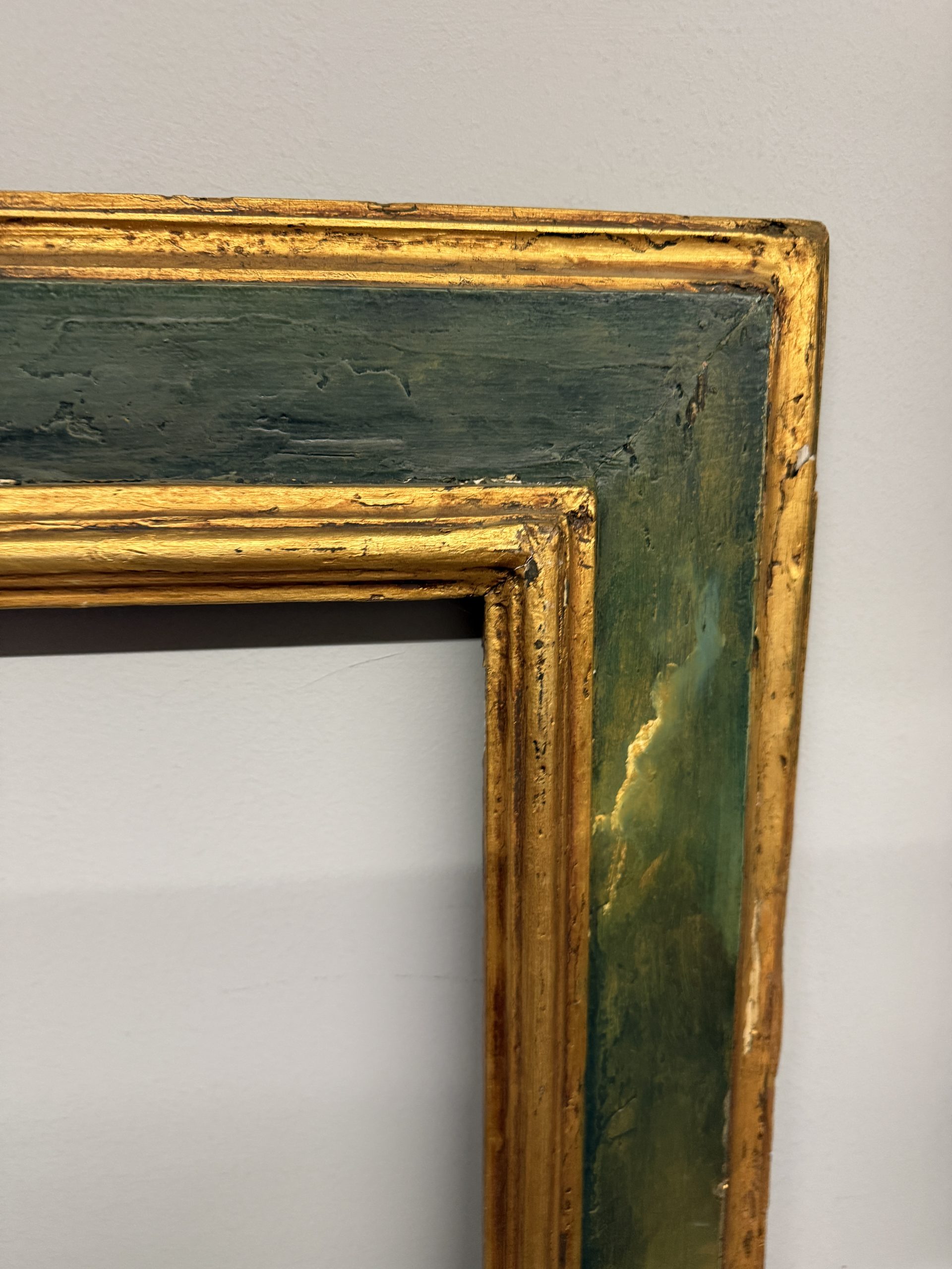 Antica cornice dipinta XVII sec, 151x121cm - immagine 7