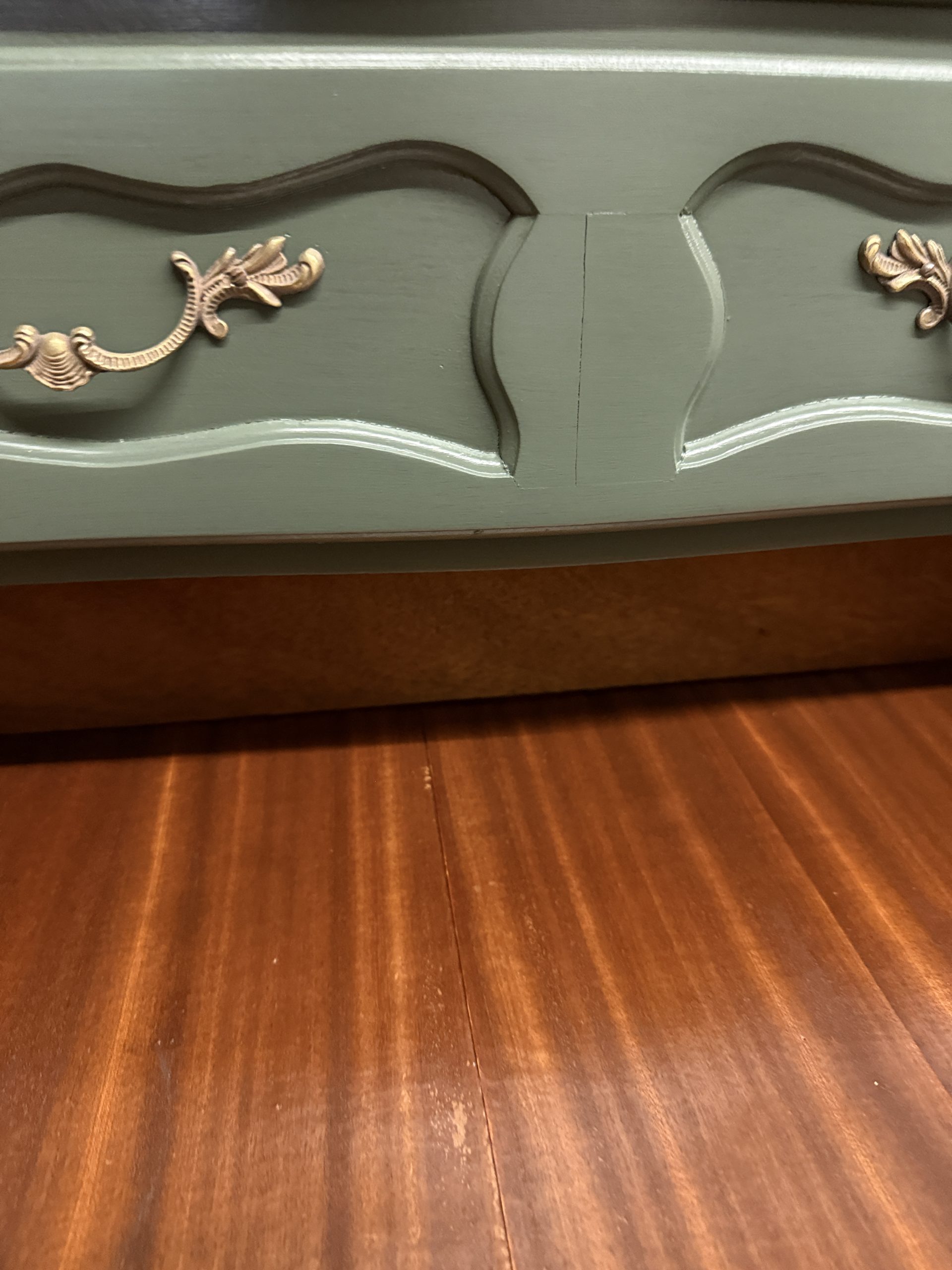 Cassettiera settimino Vintage anni '50 mid century - Salvia, 138x73x41cm - immagine 11
