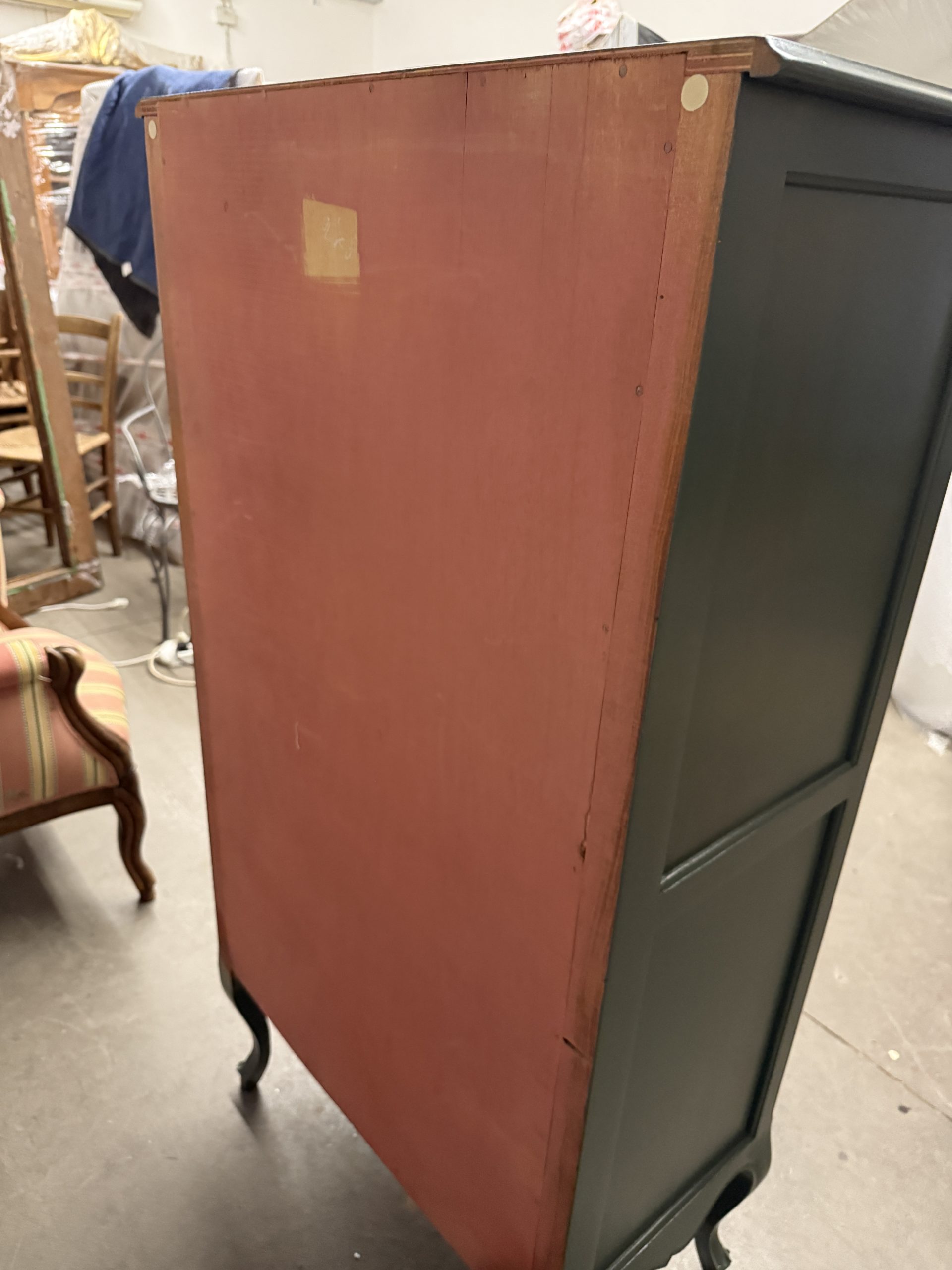 Cassettiera settimino Vintage anni '50 mid century - Salvia, 138x73x41cm - immagine 14