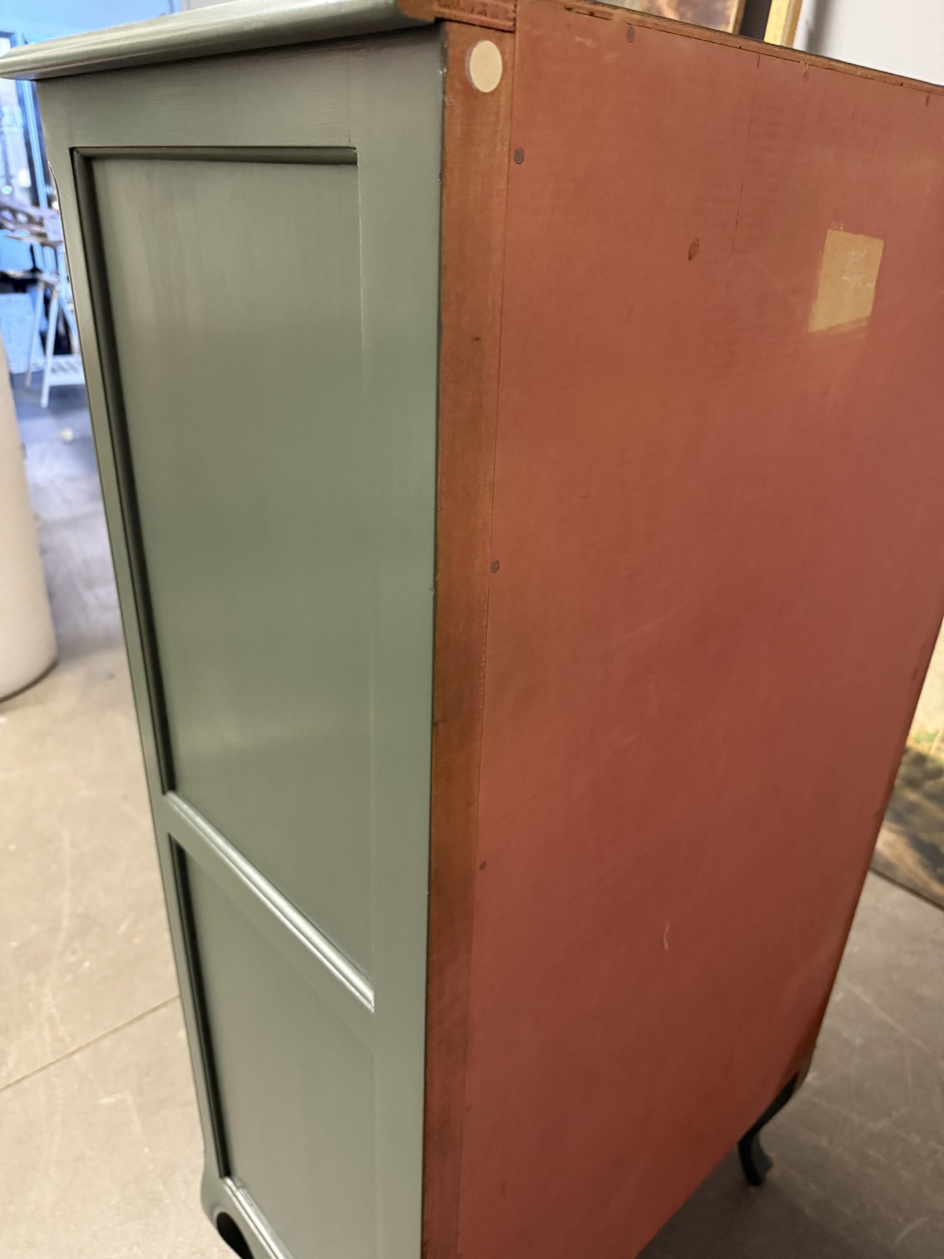 Cassettiera settimino Vintage anni '50 mid century - Salvia, 138x73x41cm - immagine 15