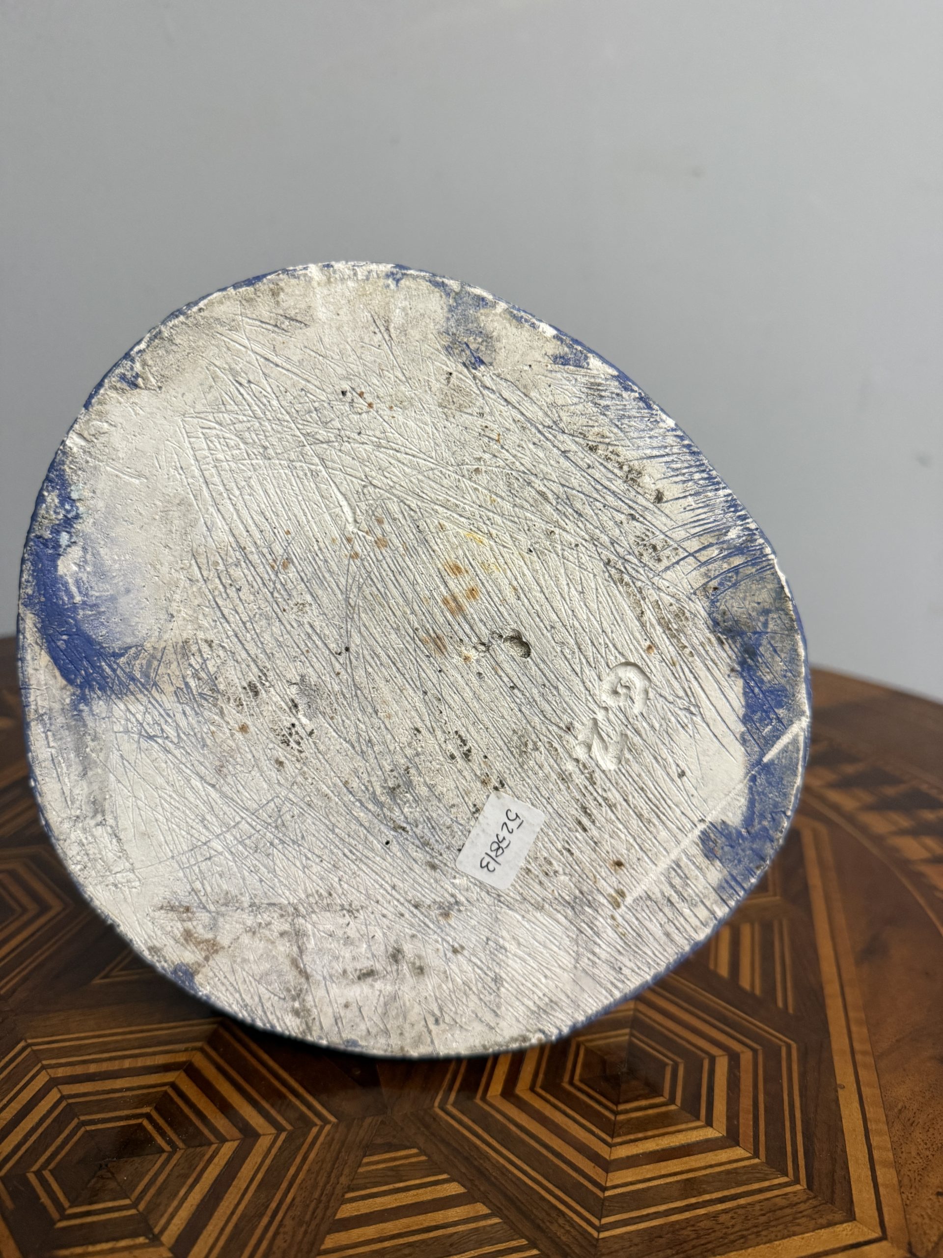 Scultura in gesso anni '50, mid century, Venere viola, 52x23cm - immagine 10